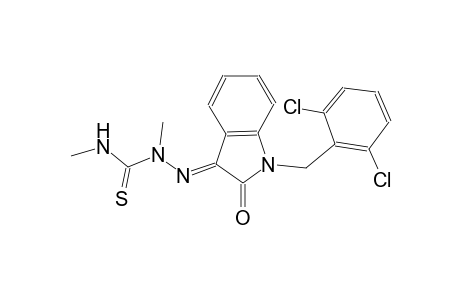 1H-indole, 1-[(2,6-dichlorophenyl)methyl]-2,3-dihydro-3-[methyl[(methylamino)carbonothioyl]hydrazono]-2-oxo-, (3E)-
