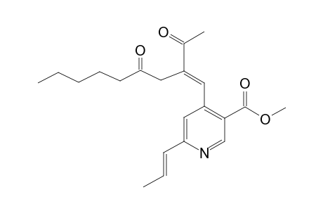 MONASNICOTINATE-A;METHYL-4-[(E)-2-ACETYL-4-OXONON-1-ENYL]-6-[(E)-PROP-1-ENYL]-NICOTINATE