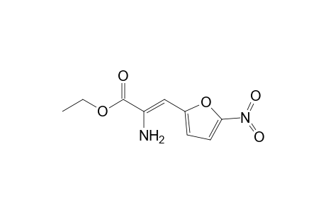 Ethyl 2-amino-3-(5-nitro-2-fururyl)-2-propenoate