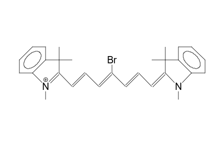 .delta.-Bromobis(1,3,3-trimethylindolenin-2-yl)heptamethinium cation