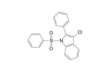 1H-Indole, 3-chloro-2-phenyl-1-(phenylsulfonyl)-