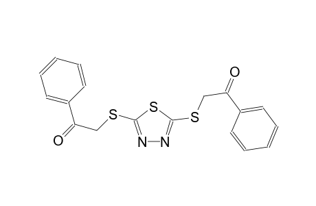 ethanone, 2-[[5-[(2-oxo-2-phenylethyl)thio]-1,3,4-thiadiazol-2-yl]thio]-1-phenyl-