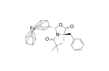 (2S,4R)-4-Benzyl-2-Ferrocenyl-4-methyl-3-pivaloyl-1,3-oxazolidin-5-one