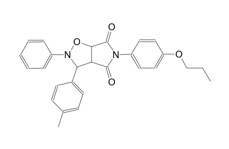 3-(4-methylphenyl)-2-phenyl-5-(4-propoxyphenyl)dihydro-2H-pyrrolo[3,4-d]isoxazole-4,6(3H,5H)-dione