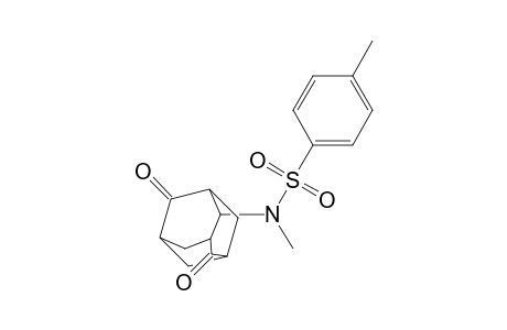 N-(4,8-dioxo-2-adamantyl)-N,4-dimethyl-benzenesulfonamide