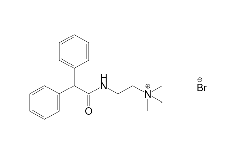 [2-(2,2-diphenylacetamido)ethyl]trimethylammonium bromide