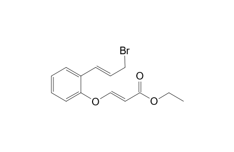 (E)-ethyl 3-(2-((E)-3-bromoprop-1-en-1-yl)phenoxy)acrylate