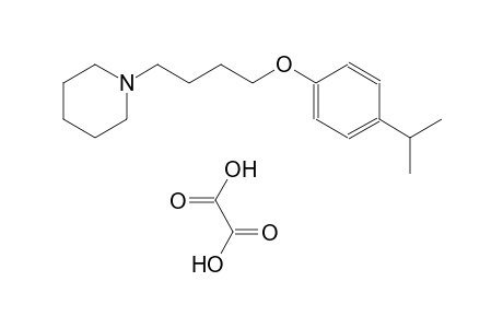 1-[4-(4-isopropylphenoxy)butyl]piperidine oxalate