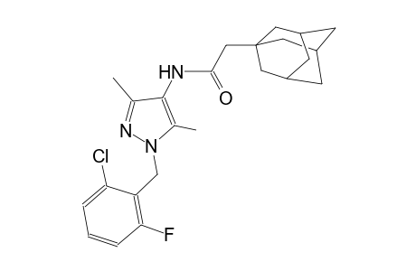 2-(1-adamantyl)-N-[1-(2-chloro-6-fluorobenzyl)-3,5-dimethyl-1H-pyrazol-4-yl]acetamide