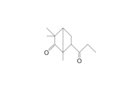 6-Propanoyl-1,3,3-trimethyl-bicyclo(2.2.2)octanone-2