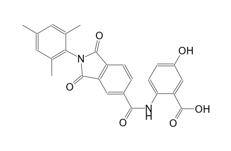 benzoic acid, 2-[[[2,3-dihydro-1,3-dioxo-2-(2,4,6-trimethylphenyl)-1H-isoindol-5-yl]carbonyl]amino]-5-hydroxy-