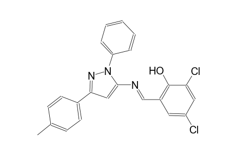 phenol, 2,4-dichloro-6-[(E)-[[3-(4-methylphenyl)-1-phenyl-1H-pyrazol-5-yl]imino]methyl]-