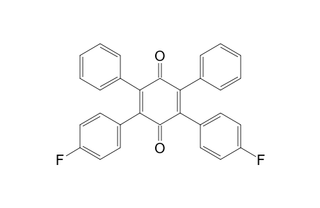 p-Benzoquinone, 2,6-bis(p-fluorophenyl)-3,5-diphenyl-