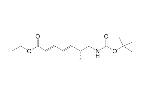 Ethyl (2E,4E,6R)-7-[(tert-butoxycarbonyl)amino]-6-methyl-2,4-heptadienoate