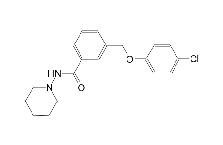 3-[(4-chlorophenoxy)methyl]-N-(1-piperidinyl)benzamide