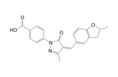 benzoic acid, 4-[(4Z)-4-[(2,3-dihydro-2-methyl-5-benzofuranyl)methylene]-4,5-dihydro-3-methyl-5-oxo-1H-pyrazol-1-yl]-