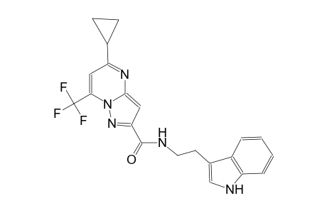5-cyclopropyl-N-[2-(1H-indol-3-yl)ethyl]-7-(trifluoromethyl)pyrazolo[1,5-a]pyrimidine-2-carboxamide