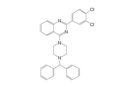 4-(4-benzhydryl-1-piperazinyl)-2-(3,4-dichlorophenyl)quinazoline