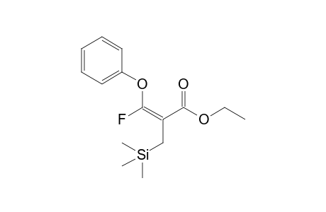 (Z)-3-fluoro-3-phenoxy-2-(trimethylsilylmethyl)-2-propenoic acid ethyl ester