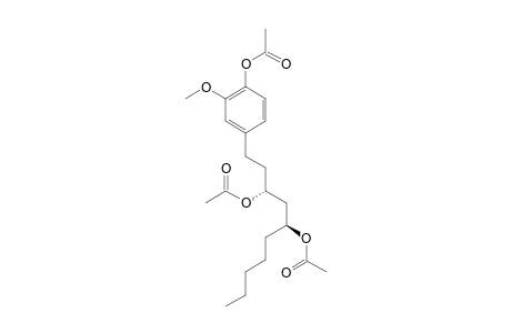 (3S,5S)-3,5,4'-TRIACETOXY-1-(3'-METHOXYPHENYL)-DECANE