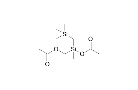 Acetoxy(acetoxymethyl)methyl[(trimethylsilyl)methyl]silane