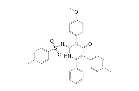 6-Phenyl-3-(p-methoxyphenyl)-5-p-tolyl-2-(tosylimino)-2,3-dihydropyrimidin-4(1H)-one