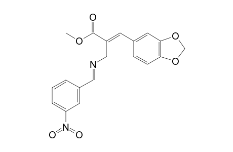 (1E,4E)-4-CARBOMETHOXY-5-(3,4-METHYLENEDIOXYPHENYL)-1-(3-NITROPHENYL)-5-PHENYL-2-AZAPENTA-1,4-DIENE