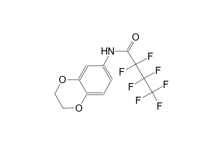 N-(2,3-dihydro-1,4-benzodioxin-6-yl)-2,2,3,3,4,4,4-heptafluorobutanamide