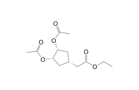 cis-Ethyl 3,4-diacetoxycyclopentylacetate