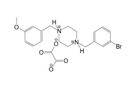 1-(3-bromobenzyl)-4-(3-methoxybenzyl)piperazinediium oxalate