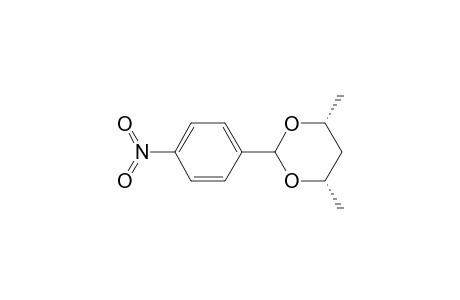 rel-(2S,4R,6S)-4,6-Dimethyl-2-[4'-nitrophenyl]-1,3-dioxane