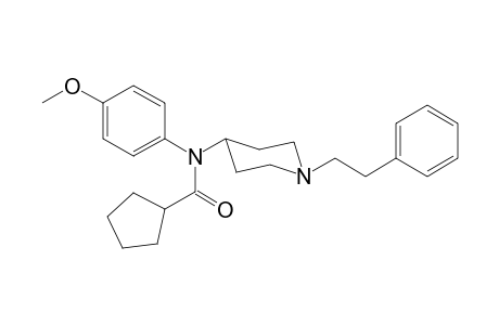 N-4-Methoxyphenyl-N-[1-(2-phenylethyl)piperidin-4-yl]cyclopentanecarboxamide