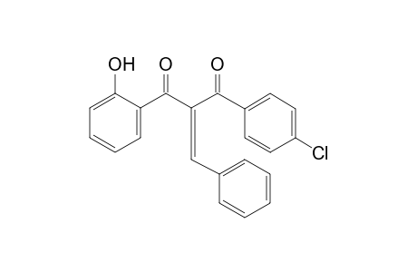2-Benzylidene-1-(4-chloro-phenyl)-3-(2-hydroxy-phenyl)-propane-1,3-dione
