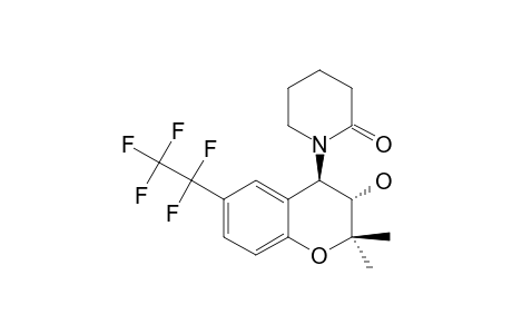 (3S-TRANS)-1-[3,4-DIHYDRO-3-HYDROXY-2,2-DIMETHYL-6-(PENTAFLUOROETHYL)-2H-1-BENZOPYRAN-4-YL]-PIPERIDIN-2-ONE;FORM-I