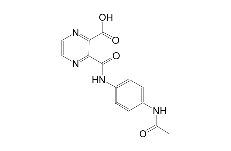 2-pyrazinecarboxylic acid, 3-[[[4-(acetylamino)phenyl]amino]carbonyl]-