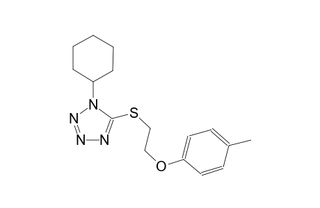 1H-tetrazole, 1-cyclohexyl-5-[[2-(4-methylphenoxy)ethyl]thio]-
