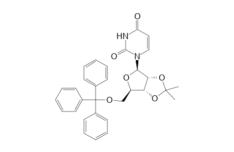 2',3'-O-isopropylidene, 5'-O-trityluridine