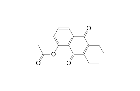 2,3-Diethyl-5-acetoxynaphthoquinone