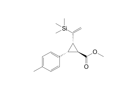 trans-2-(4-Methylphenyl)-trans-3-((trimethylsilyl)vinyl)-1-(methoxycarbonyl)cyclopropane