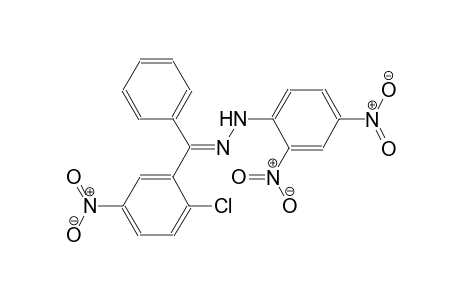 methanone, (2-chloro-5-nitrophenyl)phenyl-, (2,4-dinitrophenyl)hydrazone, (E)-