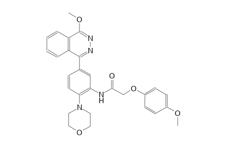 2-(4-methoxyphenoxy)-N-[5-(4-methoxy-1-phthalazinyl)-2-(4-morpholinyl)phenyl]acetamide