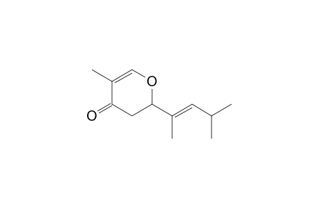 5-Methyl-2-[(E)-4-methylpent-2-en-2-yl]-2,3-dihydro-4H-pyran-4-one