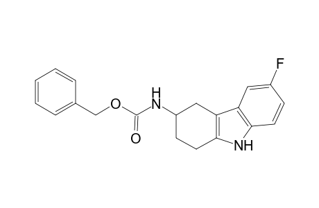 6-Fluoro-2,3,4,9-tetrahydro-1H-carbazol-3-yl)carbamic acid benzyl ester