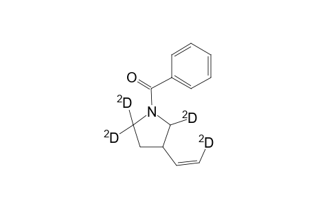 (2RS,3SR)-1-benzoyl-3-[(2-deuterio)ethenyl]-2,5,5-trideuteriopyrrolidine}