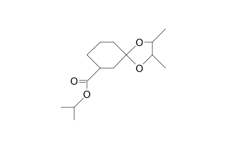 3R-Isopropyloxycarbonyl-cyclohexanone 2R,3R-butanediol acetal