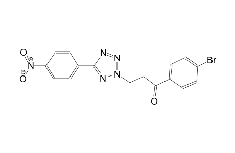 1-propanone, 1-(4-bromophenyl)-3-[5-(4-nitrophenyl)-2H-tetrazol-2-yl]-