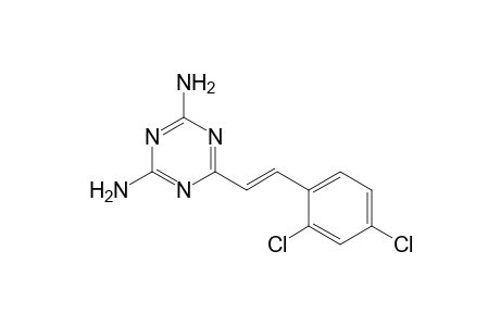 6-[(E)-2-(2,4-dichlorophenyl)ethenyl]-1,3,5-triazine-2,4-diamine