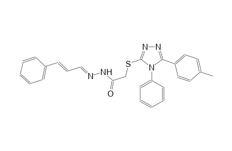 acetic acid, [[5-(4-methylphenyl)-4-phenyl-4H-1,2,4-triazol-3-yl]thio]-, 2-[(E,2E)-3-phenyl-2-propenylidene]hydrazide