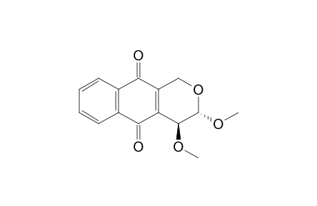 (3S,4S)-3,4-Dimethoxy-3,4-dihydro-1H-benzo[g]isochromene-5,10-dione