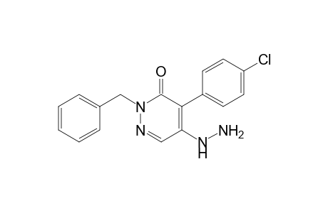 2-Benzyl-4-(4-chlorophenyl)-5-hydrazino-pyridazin-3-one